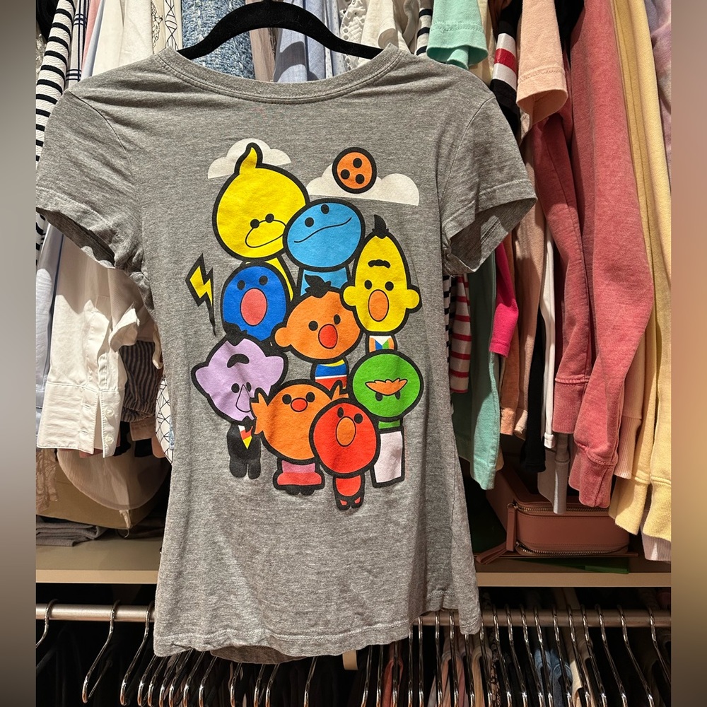 Sesame Street graphic abstract t shirt
